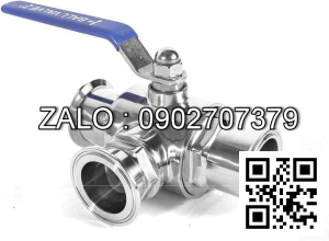 Van bi inox điều khiển điện rắc co 3 ngã DN350