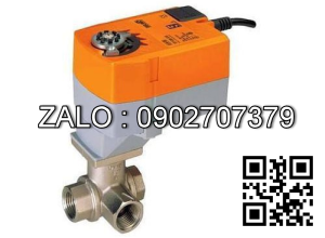 Van bi thép mạ kẽm điều khiển điện 2 ngã DN65