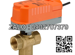 Van bi thau điều khiển khí nén rắc co 3 ngã DN15