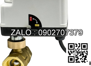 Van bi thau điều khiển điện mặt bích 2 ngã DN8