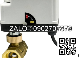 Van bi thau điều khiển điện mặt bích 2 ngã DN10