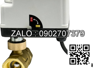 Van bi thau điều khiển điện mặt bích 2 ngã DN40