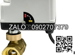 Van bi thau điều khiển điện mặt bích 2 ngã DN50