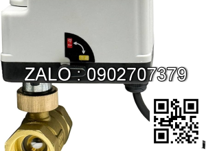 Van bi thau điều khiển điện mặt bích 2 ngã DN65