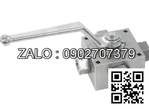 Van Inox 4 ngã ren trong thủy lực Ø 140