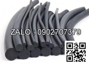 Dây gioăng ron cao su xốp EPDM phi 2