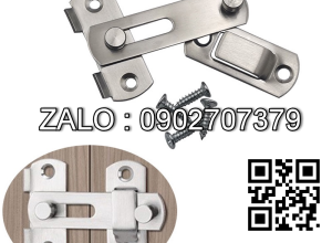 Khóa cửa chốt móc xoay , chốt khóa cửa lùa Inox