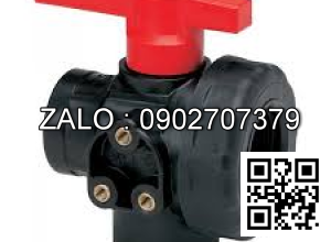 Van bi nhựa PPR 3 ngã , phi 63mm