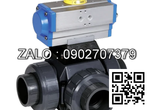 Van bi nhựa điều khiển điện 3 ngã 3 ngã DN300