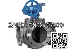 Van Inox 4 ngã mặt bích - điều khiển điện Ø 42