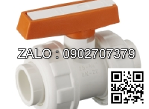 Van bi nhựa PPR 2 ngã sử dụng ống phi 75