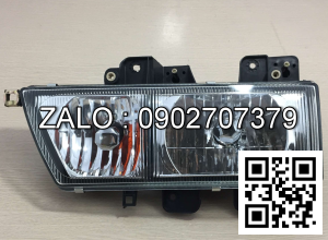 Đèn pha xe tải lắp cho xe thùng JAC, Chiến Thắng 2,5 tấn, xe ben 5 tấn , Loại đèn mặt thủy tinh, xi nhan rời