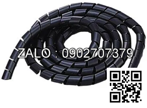 Ống xoắn bọc dây điện phi 28 màu đen (cuộn 10 mét)