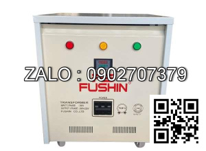 Biến áp 1P 220V ra 3P 380V-50Hp - Nhản hiệu : Fushin