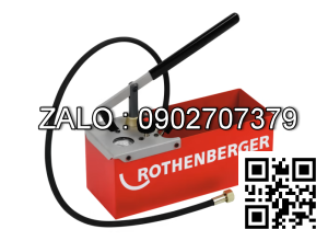 Bơm test áp lực nước 25bar, 7 lít ROTHENBERGER TP 25 , 