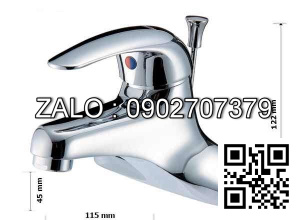 Vòi nước lavabo nóng lạnh Caesar B262C