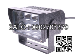 Đèn rọi cột ngoài trời 24W vuông cao cấp điện áp 12V 24V 220V