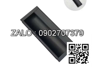 Tay nắm âm nhôm 96 Đen