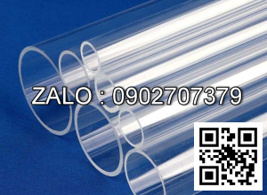 Cây Mica ống rỗng Ø 8mm dày 4mm , dài 2000mm