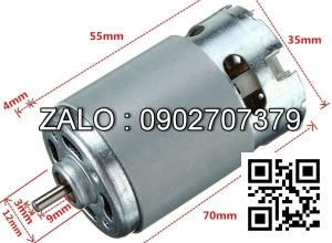 Motor 550 12v - Motor 12v Công Suất Cao Chuyên Cho Máy Pin 12V