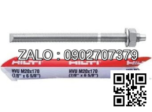 Bulong hóa chất HVU M20x170mm