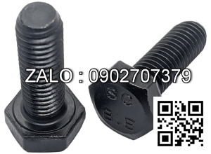 Bulong M12x45mm, cấp bền 8.8, gồm long đền vênh, long đền