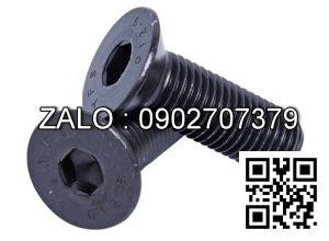 Bulong M16x120mm, cấp bền 8.8, ren suốt, gồm: đai ốc,long đền bằng, long đền vênh