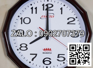 Đồng hồ treo tường tròn kim trôi 35CM EXACTLY 