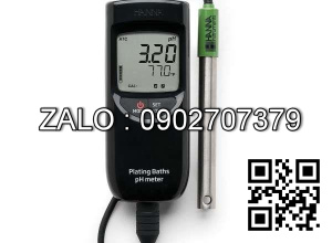 Máy đo pH/nhiệt độ cầm tay HANNA HI99131 (-2.00 ~16.00 pH; -5.0 ~105.0°C)