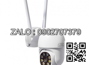 CAMERA WIFI IP J-TECH HD6713B (2MP, XOAY, SMART LIGHT)