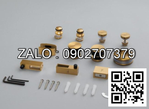 Bánh xe cửa lùa kính Vickini 67002.001 MBG vàng xước mờ