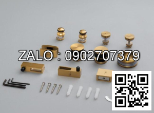 Bánh xe cửa lùa kính Vickini 67002.001 OBP đen mờ