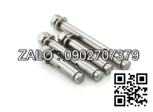 Tắc kê thép M16x120mm ( gồm: long đền, đai ốc )