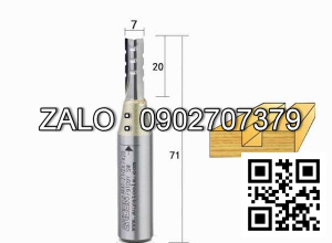 Mũi CNC Arden Cắt Gỗ Thẳng 3 Cánh Có Rãnh AK47-2006208