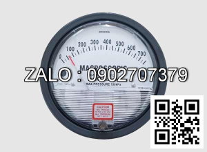 Đồng Hồ Chênh Áp 750 Kg, ( 75Mpa ), 750Bar