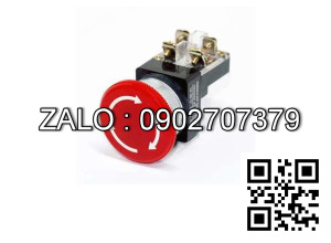 Nút dừng khẩn CR307R-1R, 1NO+1NC