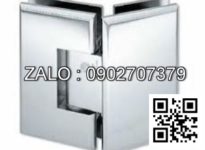 Bản lề kính kính VVP 135 độ màu trắng bóng