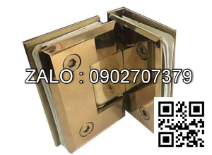 Bản lề kính kính VVP 90 độ màu vàng