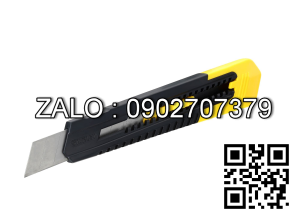 Dao rọc giấy 18mm, màu vàng có bao bì, Stanley, 10-151