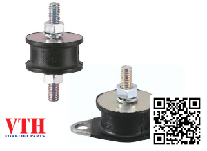 Cao su giảm chấn 2 đầu bulong M10 K50-1 (Anti-vibration Rubber)