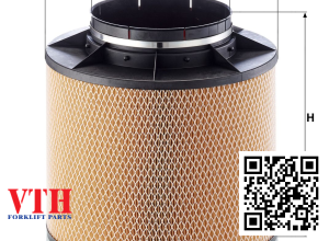 Lọc gió MTU 0180943002 C431090 , 1 C43 1090 Mann / H =404 , B=249 , A=425