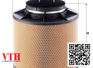 Lọc gió C43 1090 Mann , H =404 , B=249 , A=425