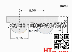 Dây curoa B46 Mitsuboshi 