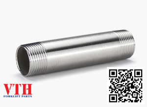 Nối inox 304 ren ngoài 2 dầu dài 200mm phi 90mm = 3″ = DN80