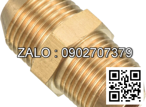 Nối 2 đầu ren ngoài thau 76mm = 2-1/2