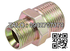 Nối 2 đầu ren ngoài thau 17mm = 3/8