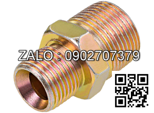 Nối 2 đầu ren ngoài thau 42mm = 1-1/4