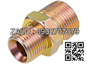 Nối 2 đầu ren ngoài thau 21mm = 1/2