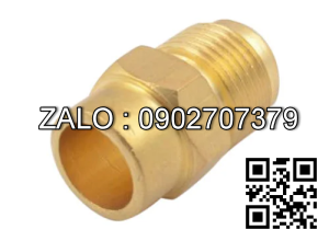 Nối 2 đầu ren ngoài thau 114mm = 4