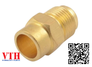 Nối 2 đầu ren ngoài thau 13mm = 1/4